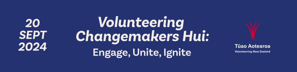 Volunteering Changemakers Hui